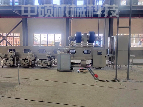 廣東普寧周轉箱清洗機疊盤機